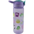 Gim - Παγούρι Πλαστικό PCTG Με Καλαμάκι, Squishmallows 600 ml 574-20217
