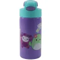 Gim - Παγούρι Ανοξείδωτο Με Καλαμάκι, Squishmallows 500 ml 574-20245