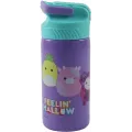 Gim - Παγούρι Ανοξείδωτο Με Καλαμάκι, Squishmallows 500 ml 574-20245