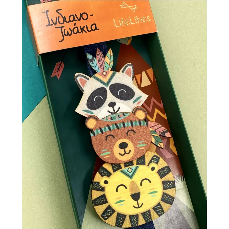 Life Likes - Λαμπάδα Ινδιανο-Ζωάκια 5749