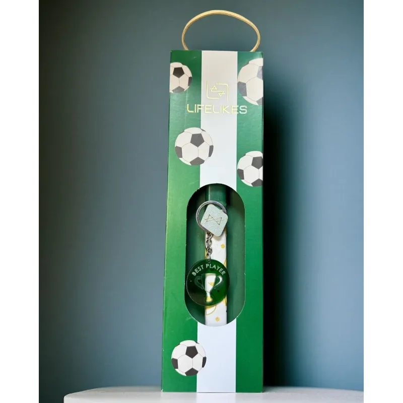 Life Likes - Λαμπάδα Ποδόσφαιρο Πράσινο 5801