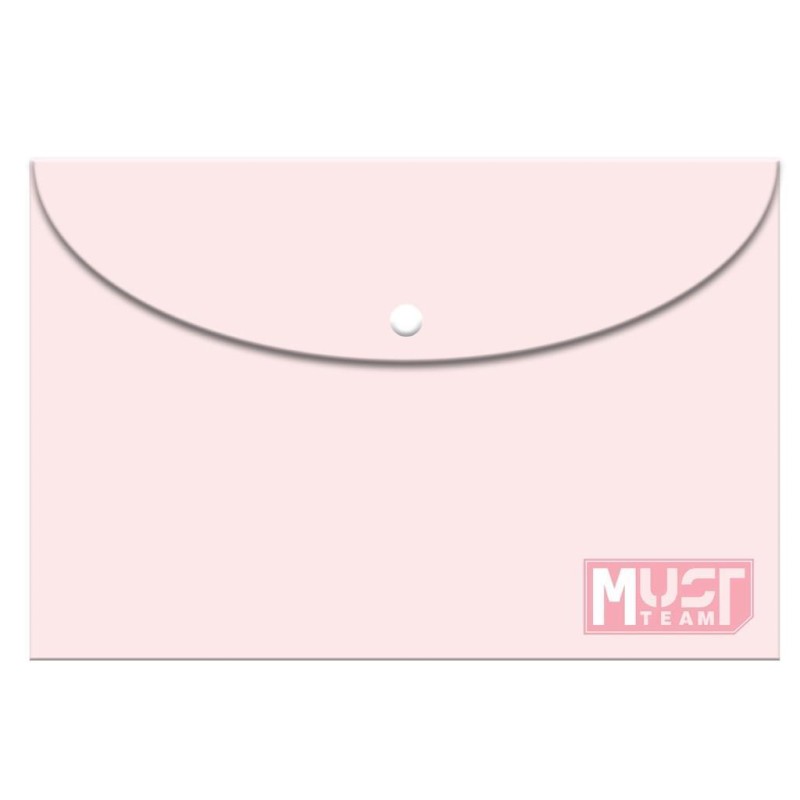 Diakakis - Φάκελος Κουμπί A4 Must, Light Pink 585869