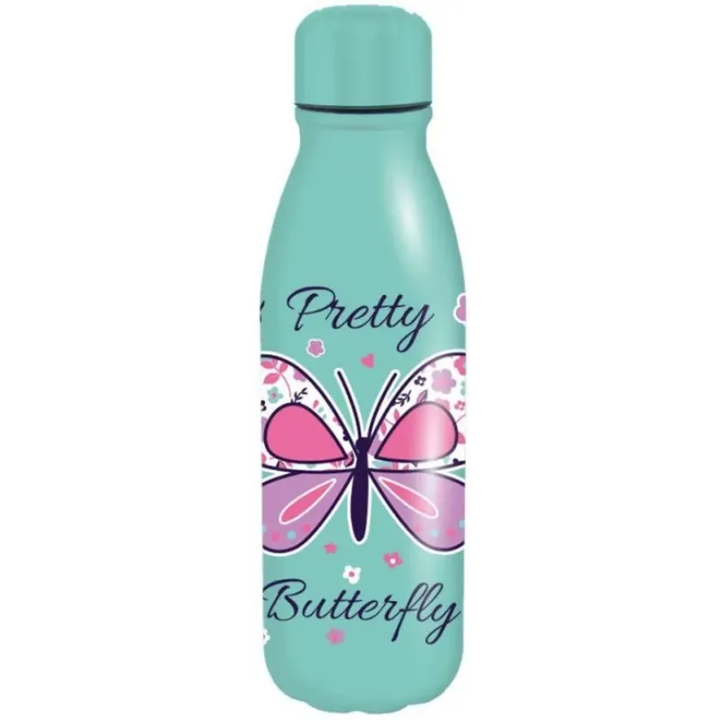 Diakakis - Παγούρι Αλουμινίου Must, Pretty Butterfly 550 ml 586449