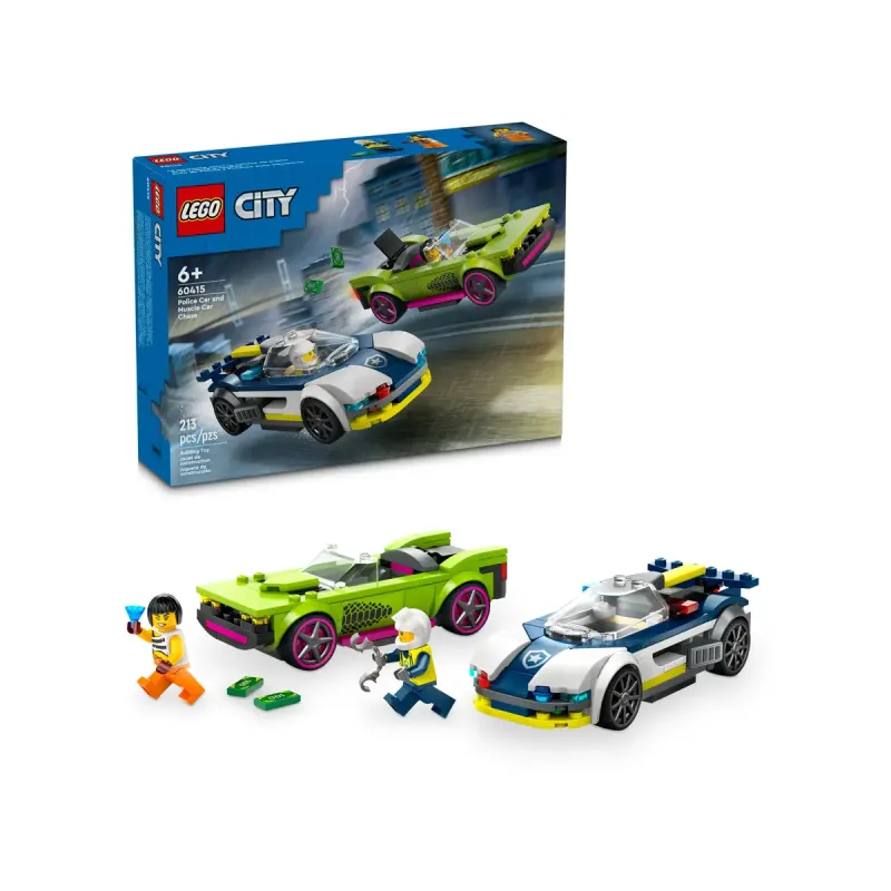 Lego City - Police Car and Muscle Car Chase 60415