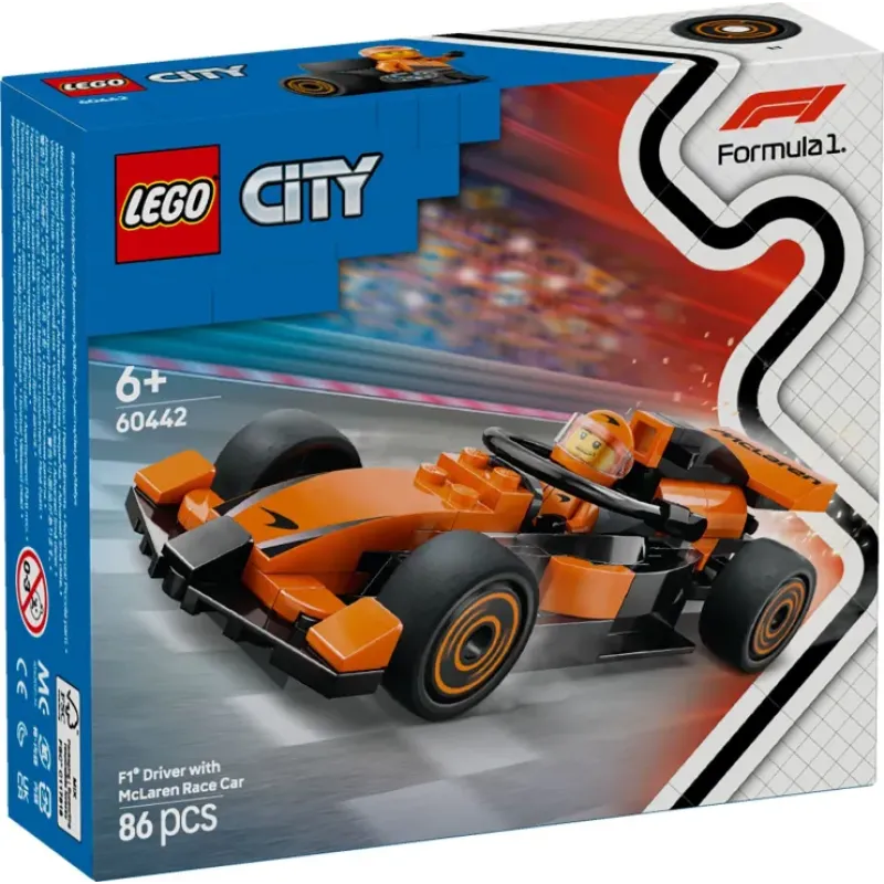 Lego City - F1 Driver With McLaren Race Car 60442