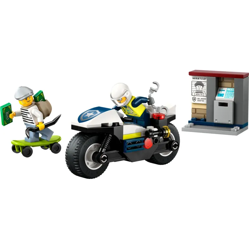 Lego City - Police Motorcycle Chase 60455