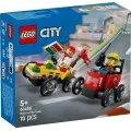 Lego City - Φορτηγάκι Πίτσας Vs. Πυροσβεστικό Φορτηγό 60458