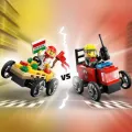 Lego City - Φορτηγάκι Πίτσας Vs. Πυροσβεστικό Φορτηγό 60458