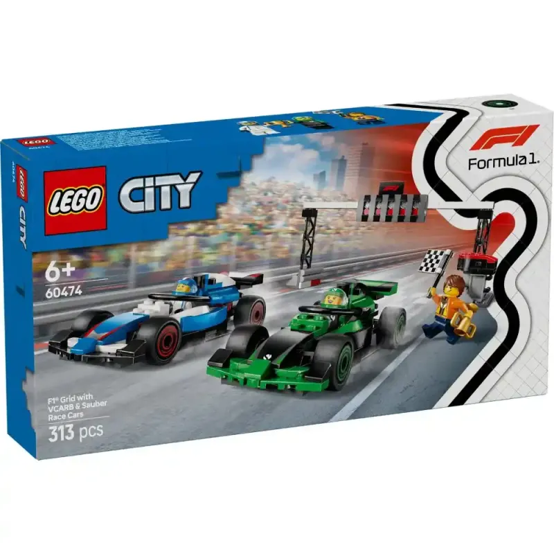 Lego City - F1® Grid With VCARB & Sauber Race Cars 60474