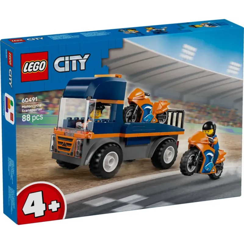 Lego City - Motorcycle Transporter 60491