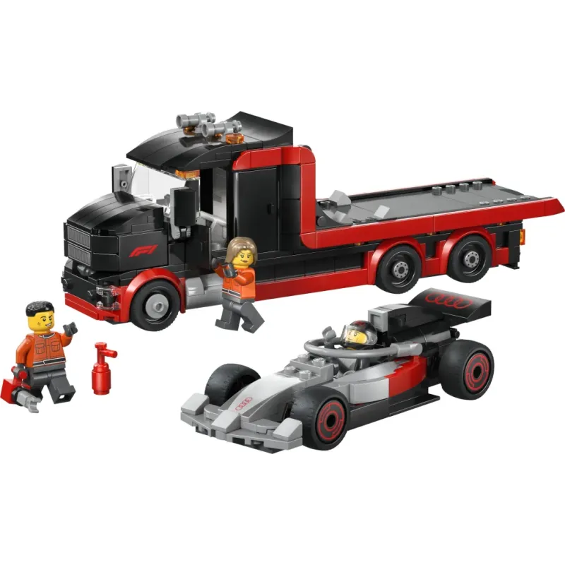 Lego City - F1 Display Truck With AUDI F1 Race Car 60493