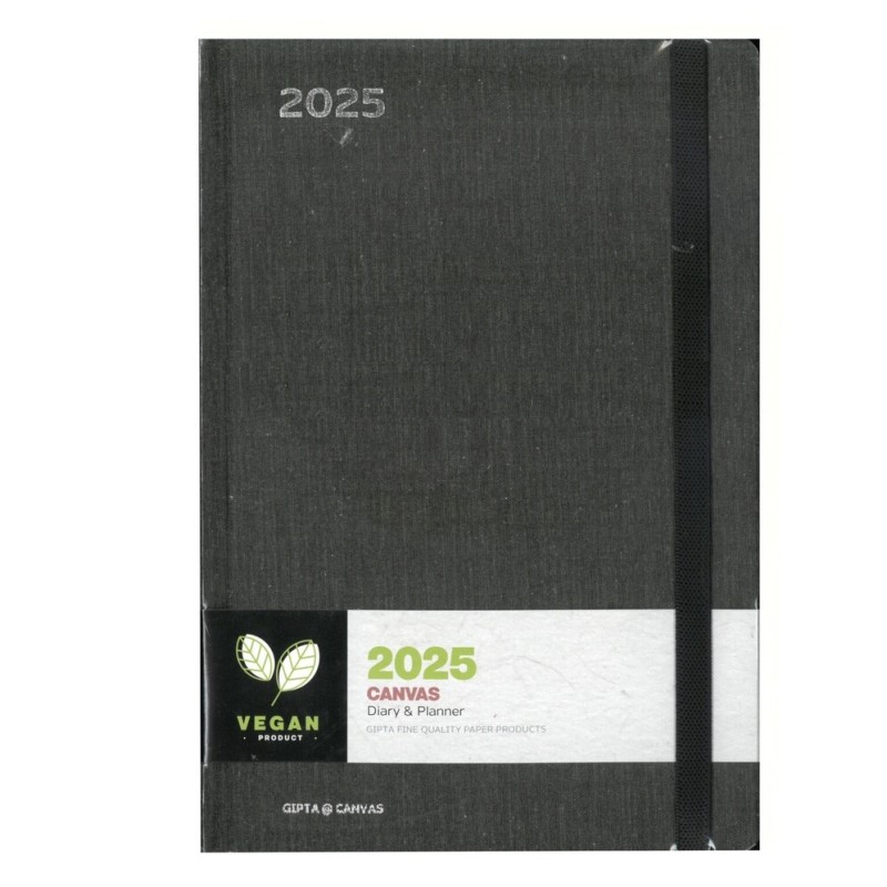 Unipap - Ημερήσιο Εβδομαδιαίο Canvas 2025, 9x16 Dark Green 625-1209-97