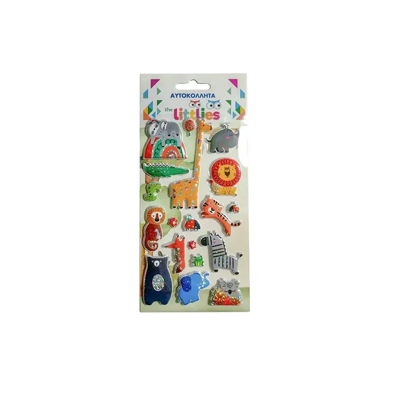 The Littlies – Αυτοκόλλητα Puffy, Animals 647002