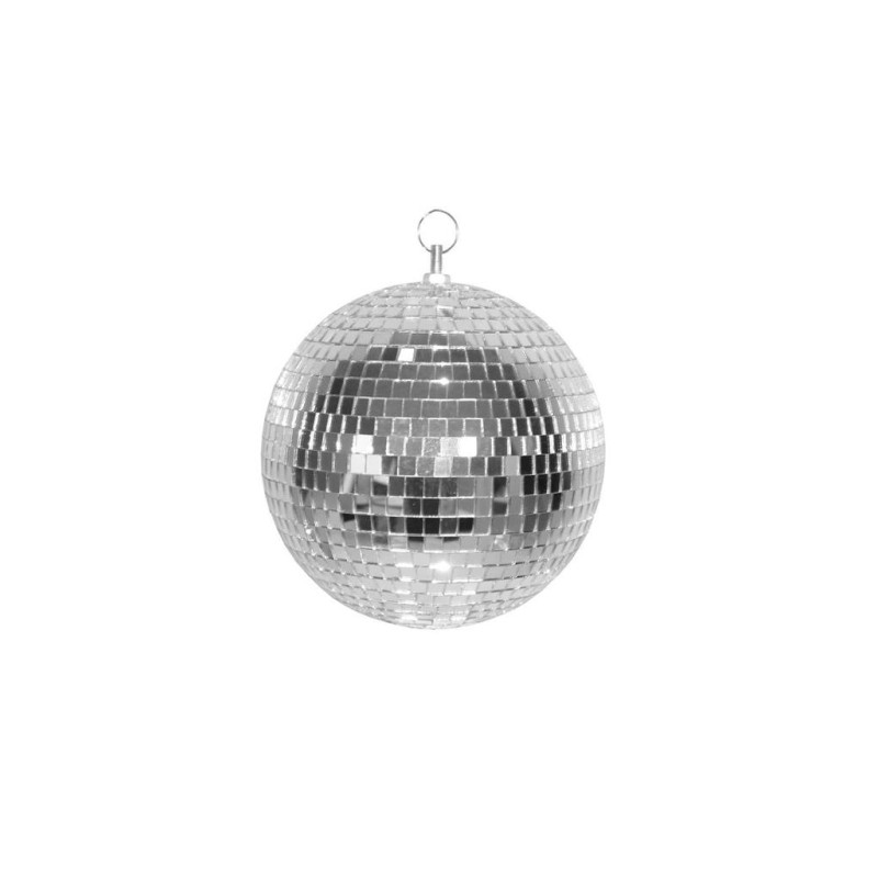 Funny Fashion - Διακοσμητική Ντισκόμπαλα Disco Ball 20cm Ασημί 66117