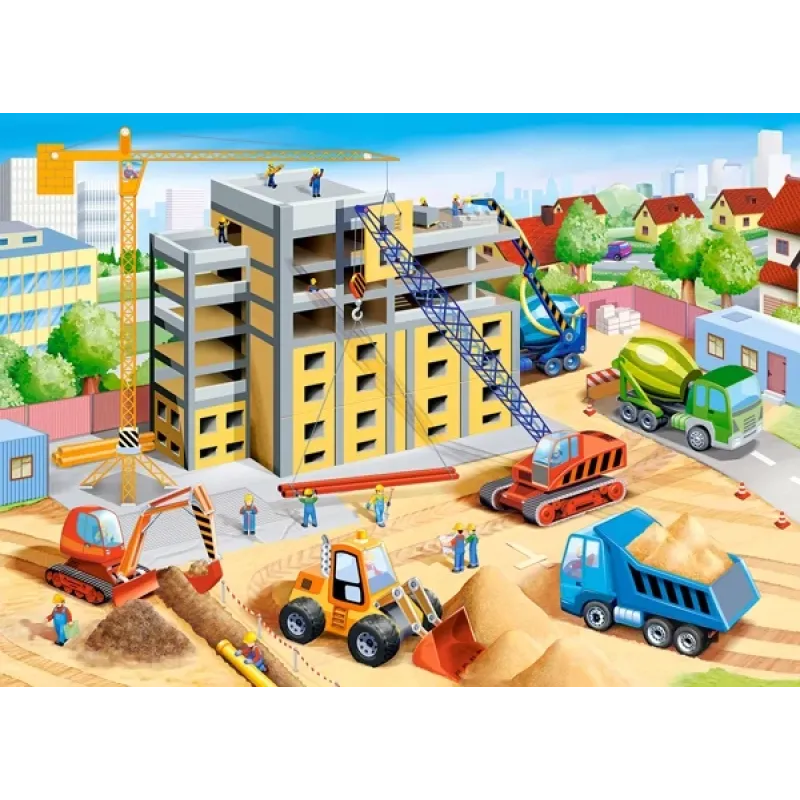 Castorland - Puzzle, Big Construction Site 60 Pcs 66223