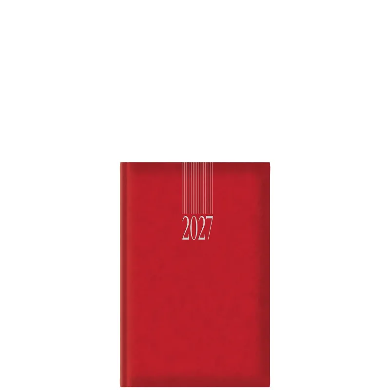 Θεοφύλακτος - Ημερήσιο Ημερολόγιο Sidney Classic S 2027, Red 11x16.5 68520.C65