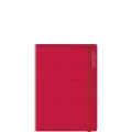 Θεοφύλακτος - Ημερήσιο Ημερολόγιο Kashmir Flat Elastic M 2027, Κόκκινο 14.5x20.5 6892C.D59
