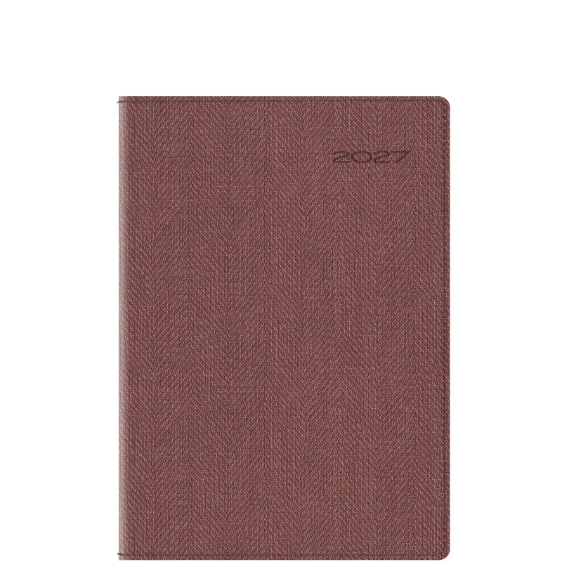 Θεοφύλακτος - Ημερήσιο Ημερολόγιο Harris Flex L 2027, Μπορντώ 17,2x24 6927C.U45