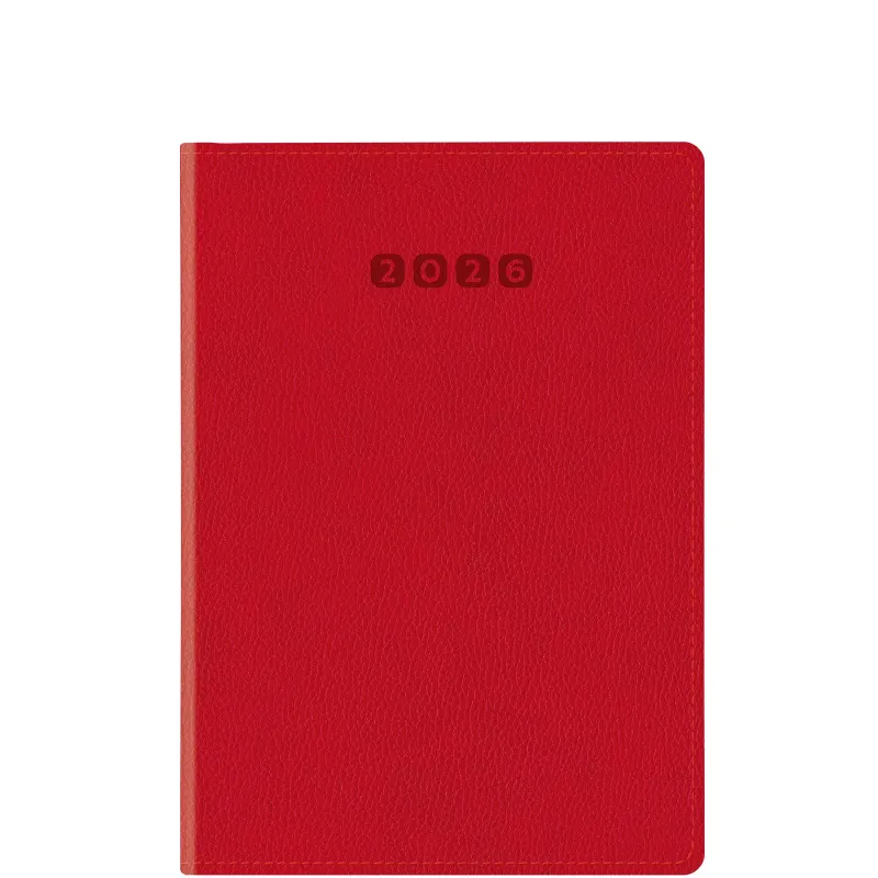 Θεοφύλακτος - Ημερήσιο Ημερολόγιο Derby Edolo Flex 2026, Red 17x24 6967C.U76