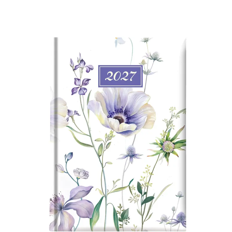 Θεοφύλακτος - Ημερήσιο Ημερολόγιο Fancy L 2027, Iris And Violets 17x24 69699.001