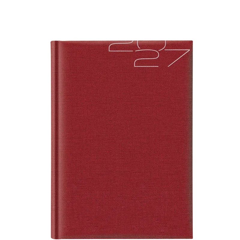 Θεοφύλακτος - Ημερήσιο Ημερολόγιο Cotton Classic L 2027, Cardinal Red 17,2x24 696JO.E41