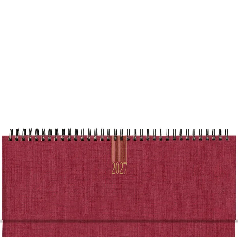 Θεοφύλακτος - Εβδομαδιαίο Ημερολόγιο Σπιράλ Caribe Planning 2027, Μπορντώ 29.8x10.5 69861.D24