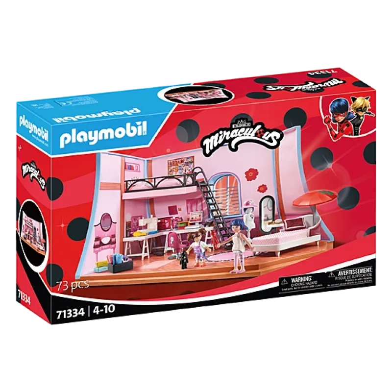 Playmobil Miraculous - Το Δωμάτιο Της Marinette 71334