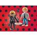 Playmobil Miraculous - Adrien & Cat Noir 71337