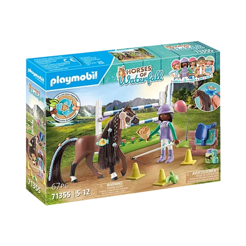 Playmobil Horses Of Waterfall - Εκπαίδευση Αλόγου Με Την Zoe Και Τον Blaze 71355