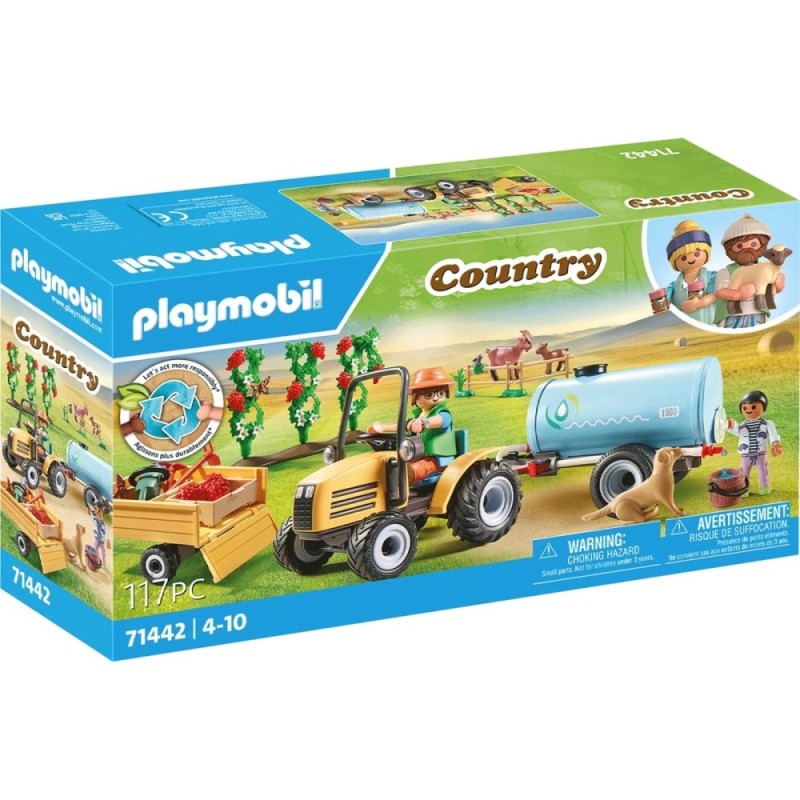 Playmobil Country - Τρακτέρ Με Βυτιοφόρο 71442