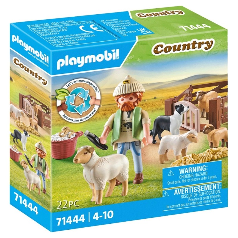 Playmobil Country - Βοσκός Με Προβατάκια 71444