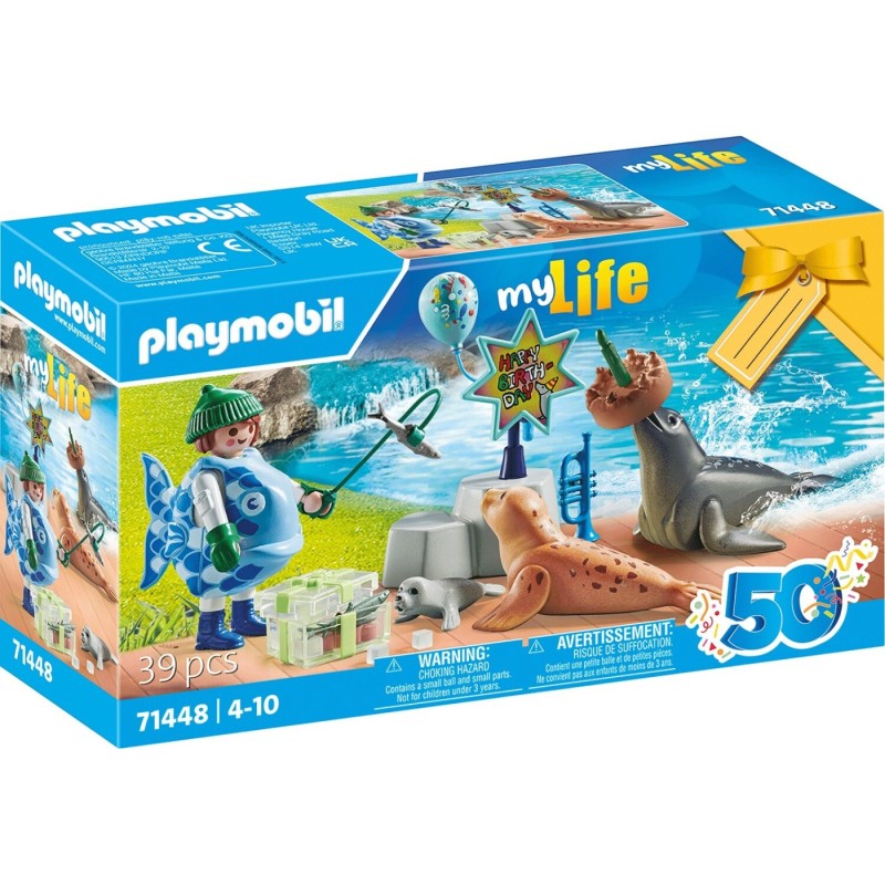 Playmobil City Life - My Life - Gift Set Πάρτυ Στο Ενυδρείο Με Τις Φώκιες 71448