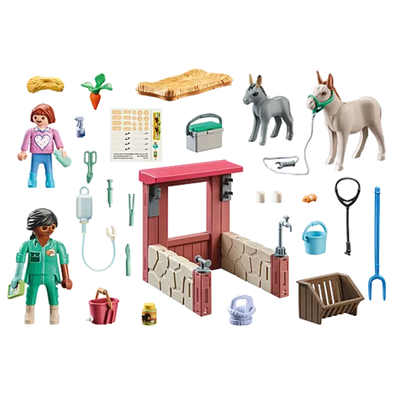 Playmobil Country - Starter Pack Φροντίζοντας Τα Γαϊδουράκια 71471