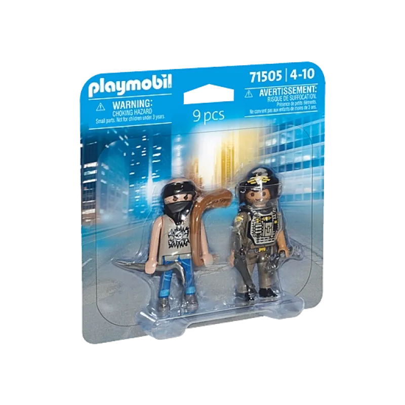 Playmobil City Action - Duopack Κλέφτης Και Αστυνόμος 71505