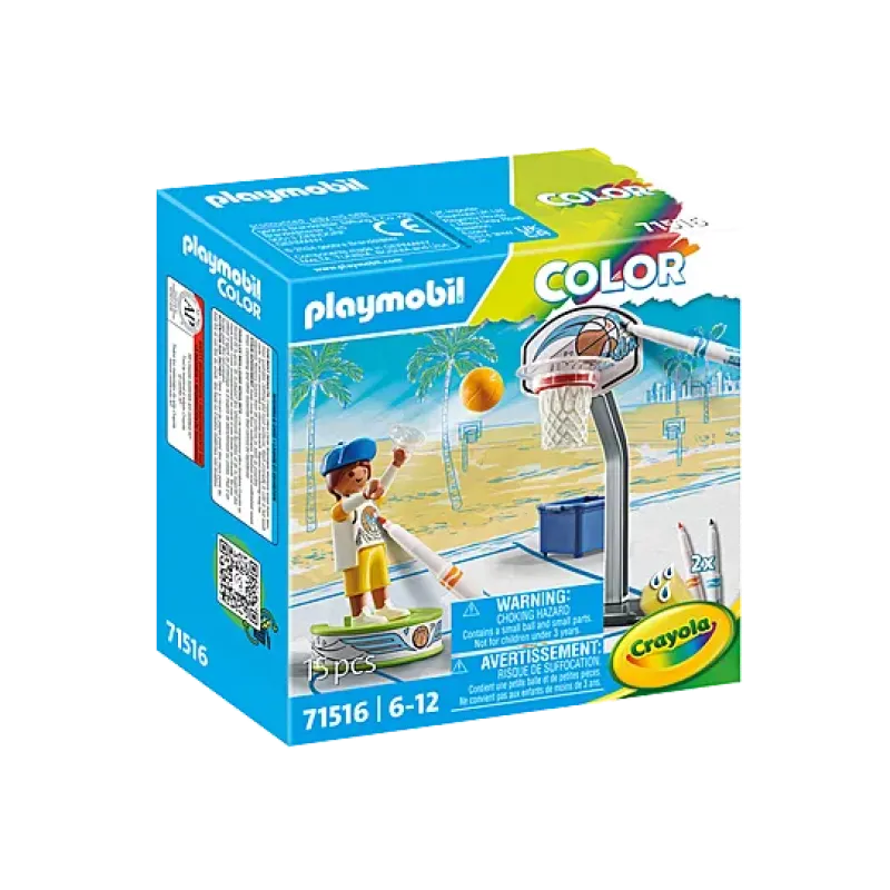 Playmobil Color -  Προπόνηση Μπάσκετ 71516