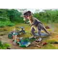 Playmobil Dino - T-Rex Και Εξερευνητής Με Μοτοσικλέτα 71524