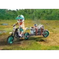 Playmobil Dino - T-Rex Και Εξερευνητής Με Μοτοσικλέτα 71524