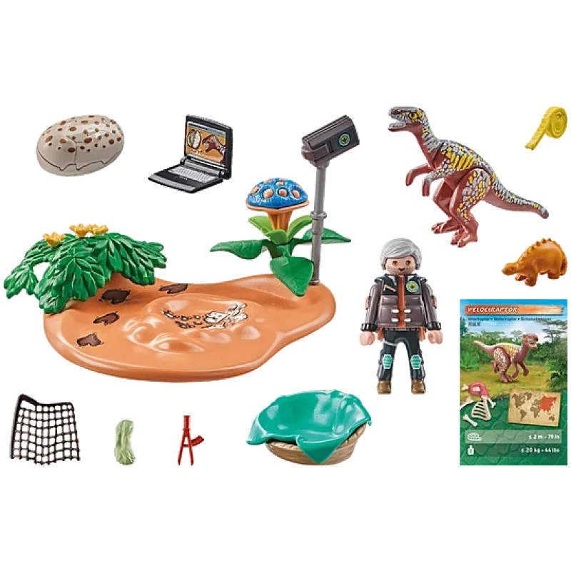 Playmobil Dino - Φωλιά Στεγόσαυρου Και Κλέφτης Αυγών 71526