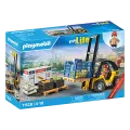 Playmobil City Life - My Life, Περονοφόρο Ανυψωτικό Όχημα Με Φορτία 71528
