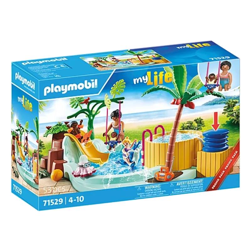Playmobil City Life - My Life, Παιδική Πισίνα Με Υδρομασάζ 71529