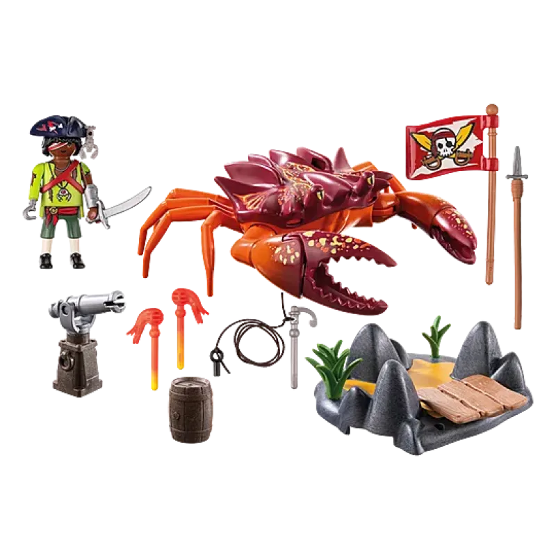 Playmobil Pirates - Μάχη Με Τον Γιγάντιο Κάβουρα 71532