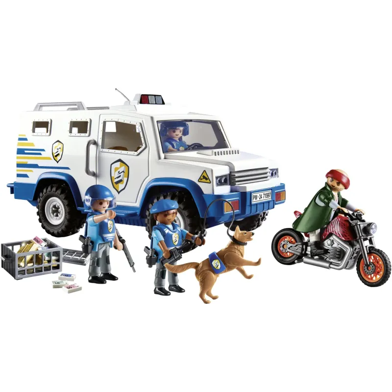 Playmobil Action Heroes -  Όχημα Χρηματαποστολής 71597