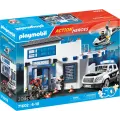 Playmobil Action Heroes - Αστυνομικό Τμήμα Με Περιπολικό Και Ελικόπτερο 71602