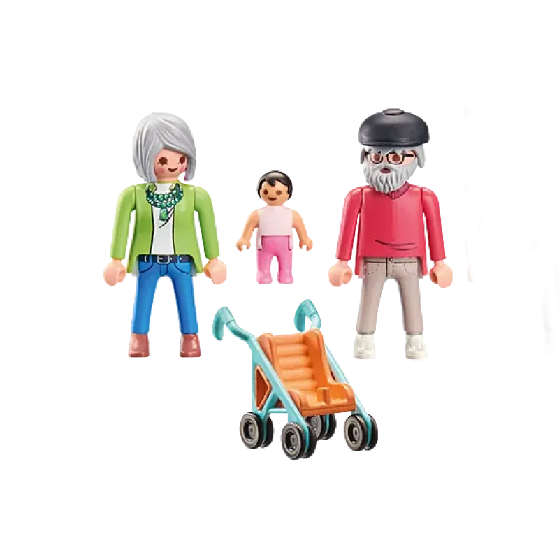 Playmobil My Life - Παππούς Και Γιαγιά Με Μωρό 71613