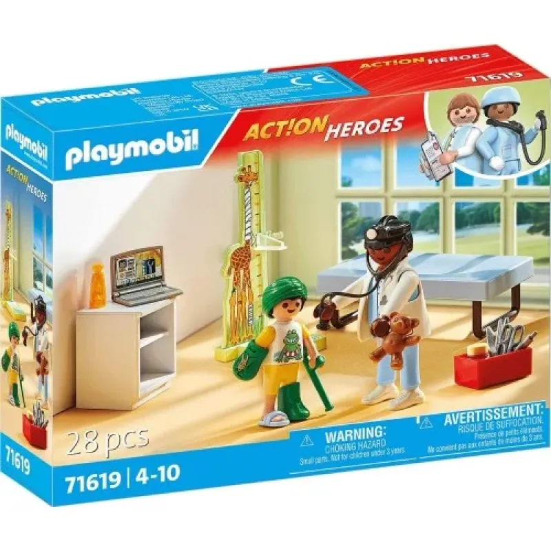 Playmobil Action Heroes - Playmobil Παιδιατρείο 71619