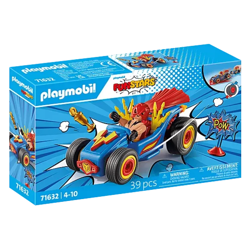 Playmobil Funstars - Crazy Kart Υπερήρωας 71632