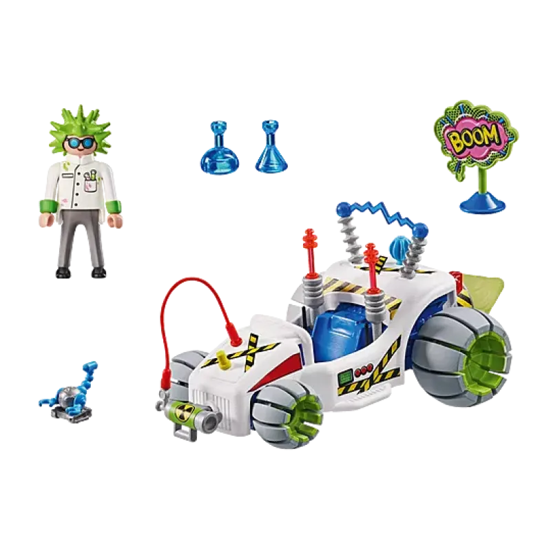 Playmobil Funstars - Crazy Kart Τρελός Επιστήμονας 71633