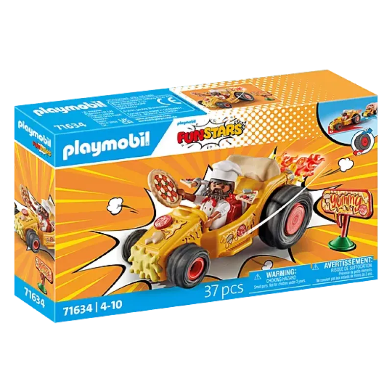 Playmobil Funstars - Crazy Kart Πιτσαδόρος 71634