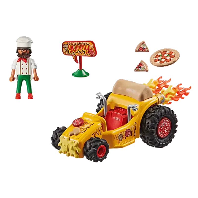 Playmobil Funstars - Crazy Kart Πιτσαδόρος 71634