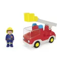 Playmobil Junior - Πυροσβέστης Με Κλιμακοφόρο Όχημα 71683